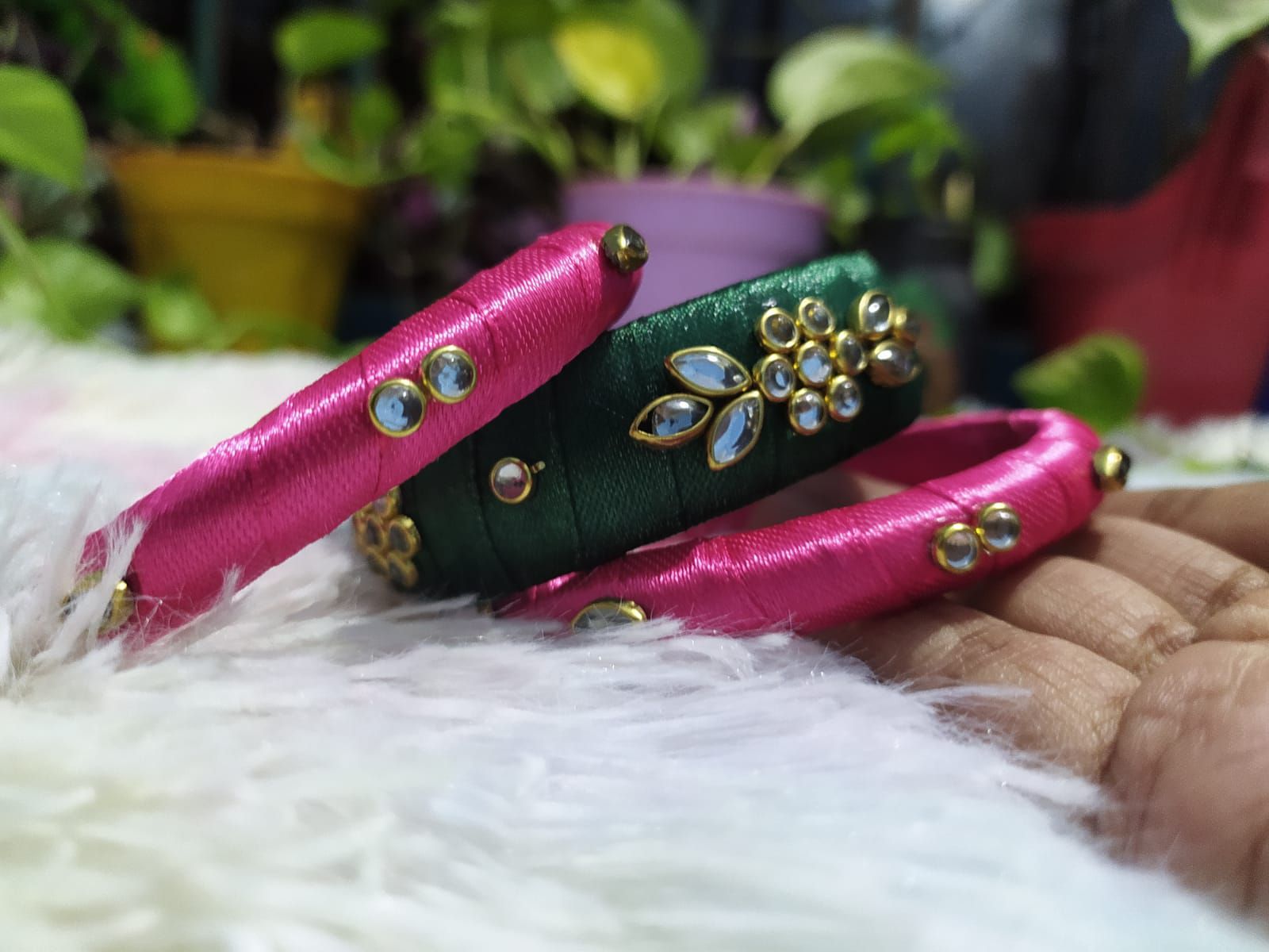 Hand-made churi for girls