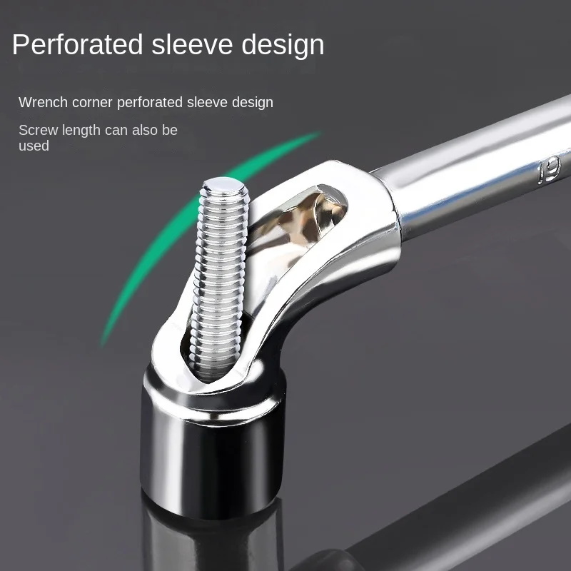 L-shaped Pipe Socket Wrench Car Repair Tool Set  Shaped Hexagonal Spanner Hand Tool Set Wrenchs Car Tool Set. 