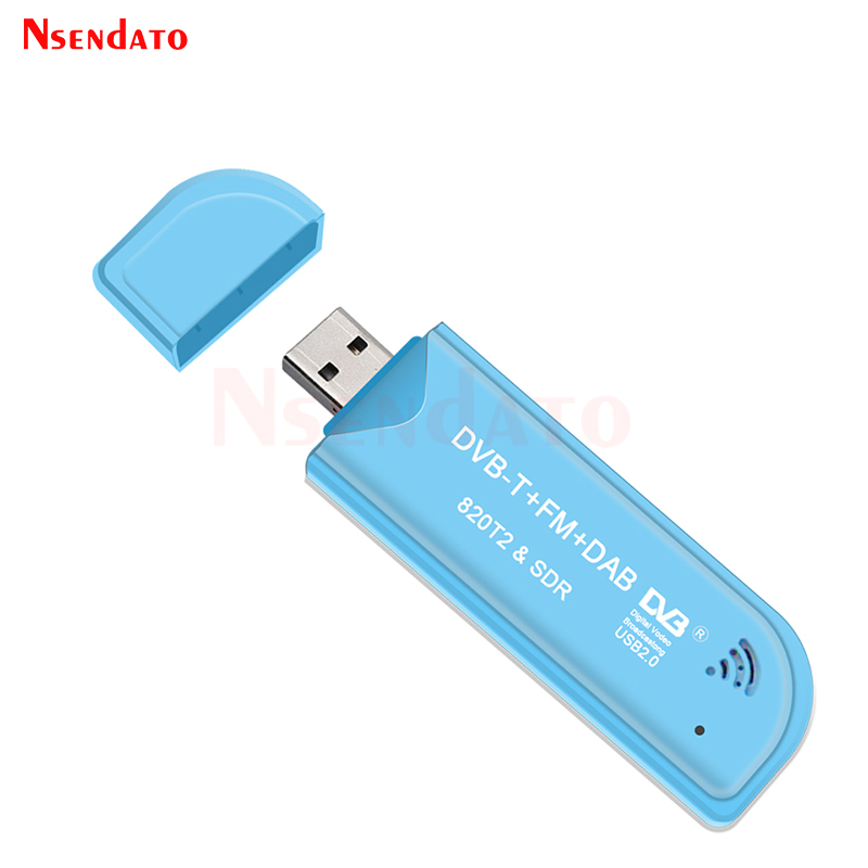 Digital RTL2832U & R820T2 USB2.0 Smart DVB-T SDR TV Stick Tuner DVB-T+FM+DAB RTL SDR TV Receiver Dongle With Antenna For windows. 