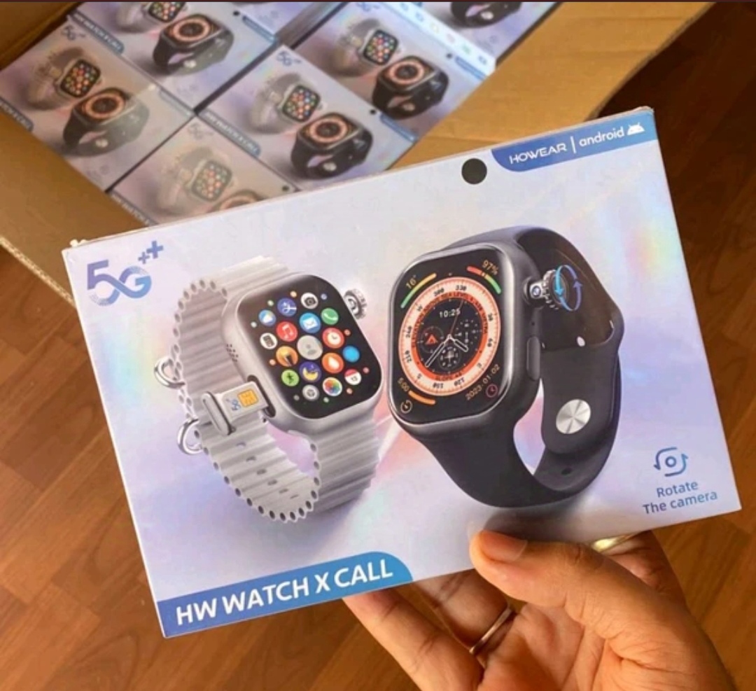 HOWEAR HW Watch X Call | 5G Android Smmartwatch (Ram-4GB+Rom-64GB) 180 Degree Rotational Camera Amoled Display 4G/5G Support for Men And Women. 