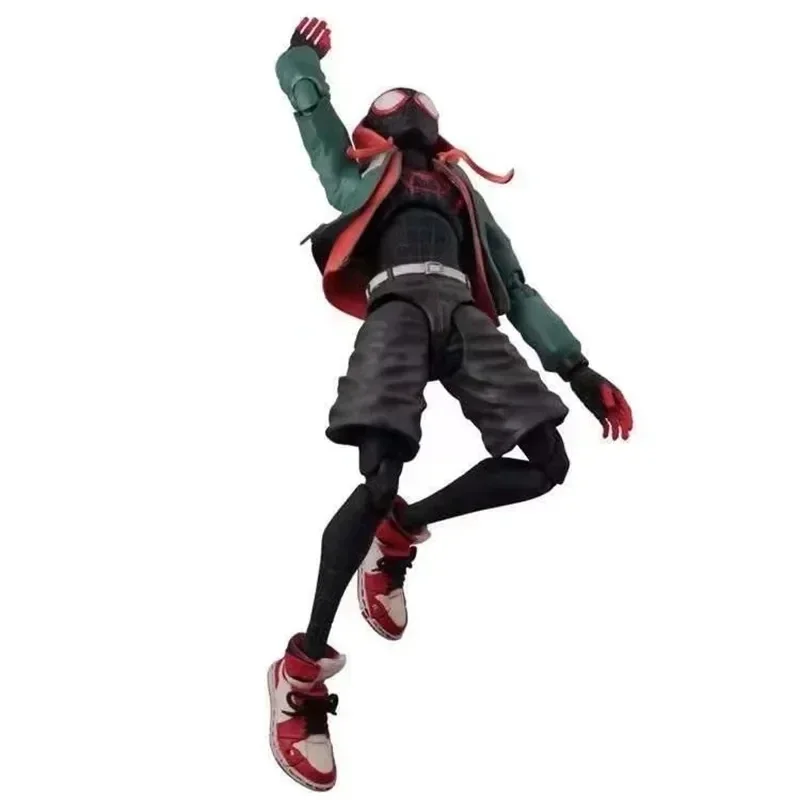 Sv Action Miles Morales Action Figure Collection Sentinel Marvel Spiderman Spider-Man Into the Spider Verse Figures Model Toys. 