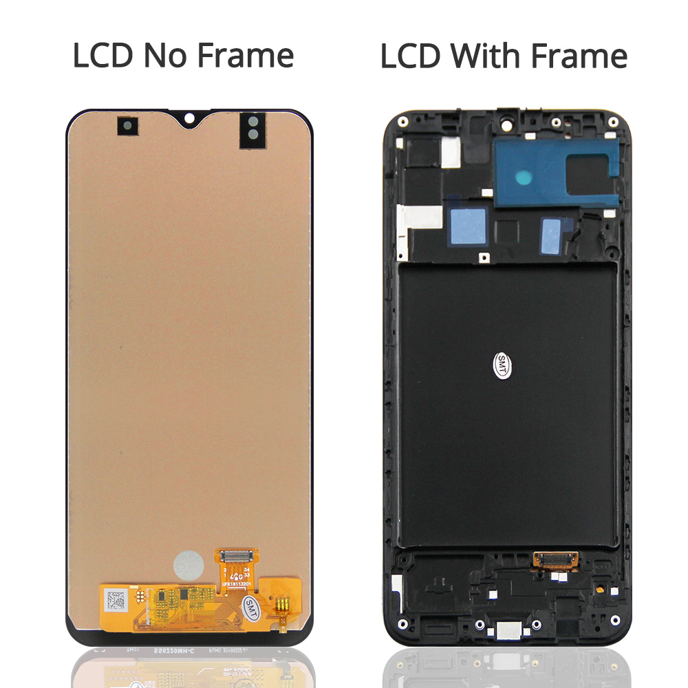 A20 Screen Replacement For Samsung Galaxy A20 A205 A205F LCD Display Touch Screen Assembly with Frame 6.4" For Samsung A20 LCD. 
