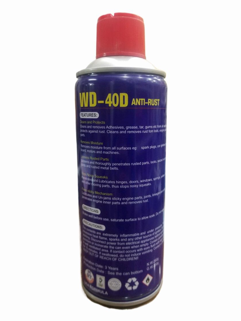 MRT W40D Anti Rust 450ml Multi-purpose Spray. 