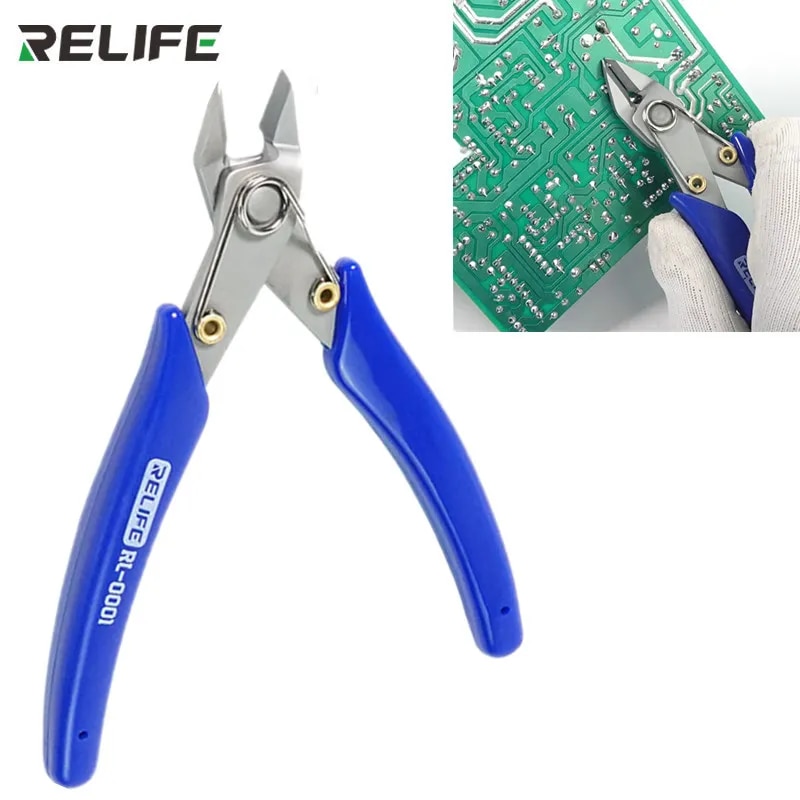 5-Inch High precision cutting pliers Cutting Side Snips Nipper Hand Tools Electrical Wire Cable Cutters Precision RELIFE RL-0001. 