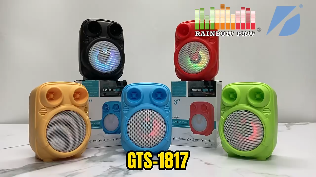 GREATNICE GTS-1817 Bluetooth, USB, TF Card & FM Radio Supported RGB Lighting Speaker