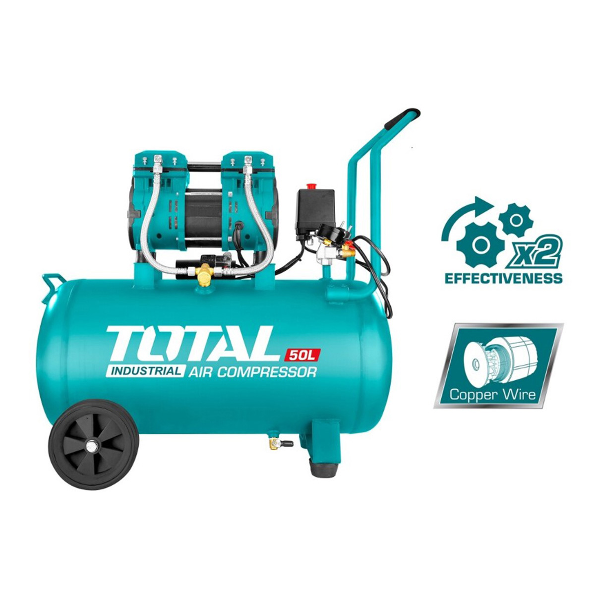 Total Air Compressor 1200w 50L(1.6HP)-TCS1120508