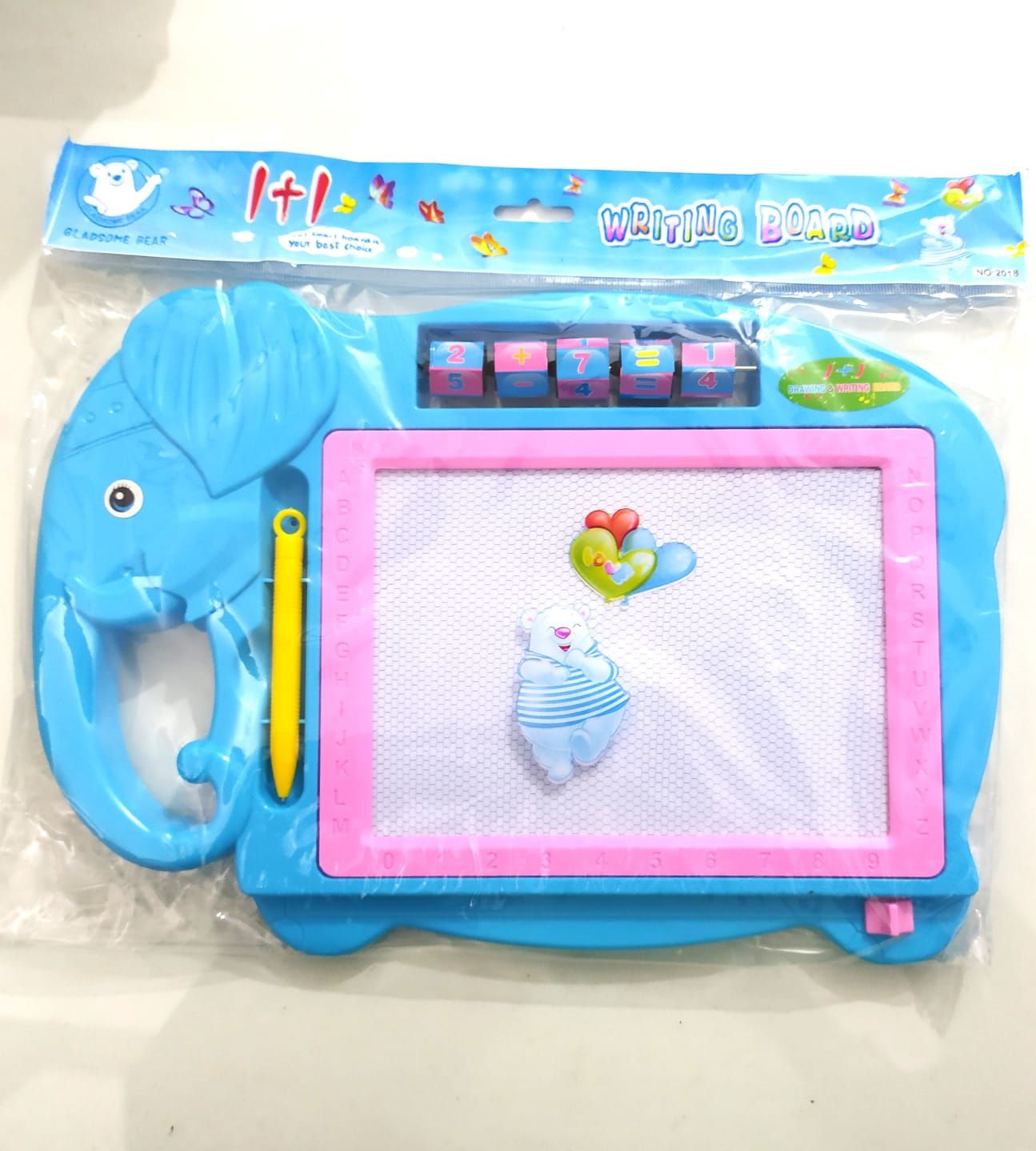 Big Size Elephant Shape Magic Slate/ Writing & Drawing Board for Baby. 