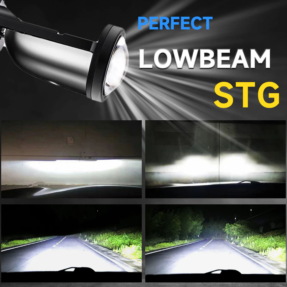 Y6D H4 LED Headlight Canbus Car Lamp Mini Projector Lens Automobles Bulb 6500K Conversion Kit Hi/Lo Beam 12V/24V LHD LED. 