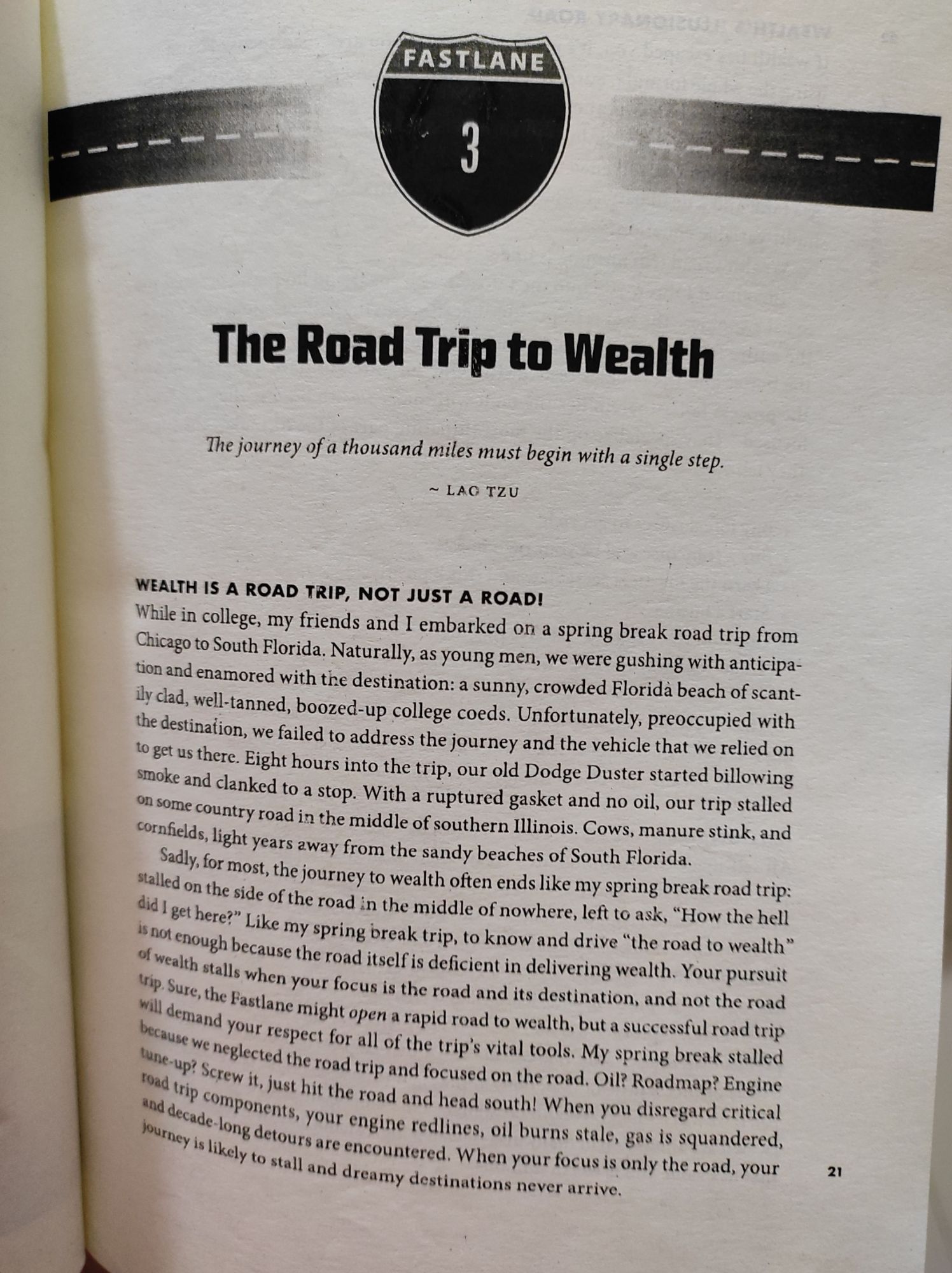 The Millionaire Fastlane: Crack the Code to Wealth and Live Rich for a Lifetime by M. J. DeMarco. 