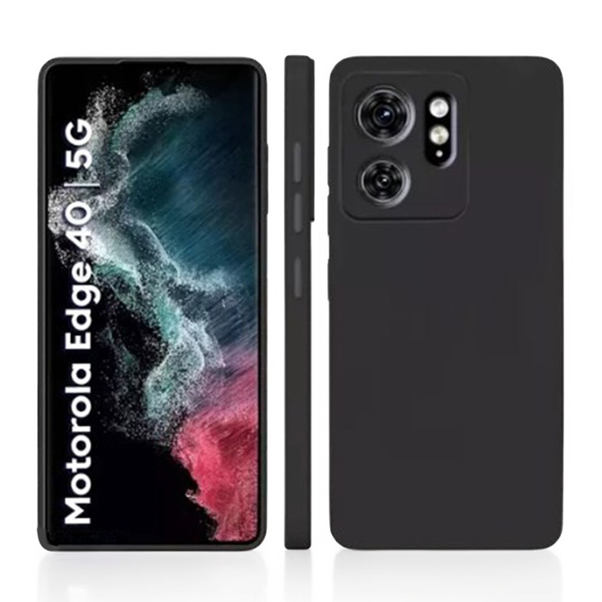 For Motorola Edge 40 Back Cover Soft Silicone Premium Back Case With Camera Protection Back Case Motorola Edge40 Back Case Box Silicone