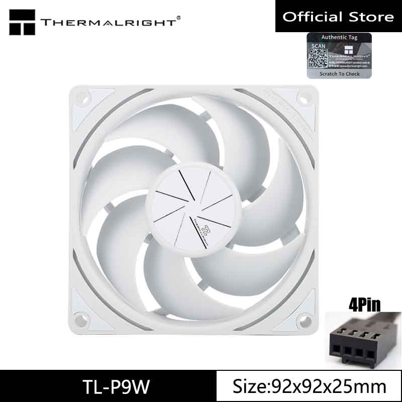 Thermalright TL-P9-S 9cm ARGB Case Fan 2200RPM 23dBA Low Noise Cooling Fan Supports PWM/ARGB Series Synchronous Control. 