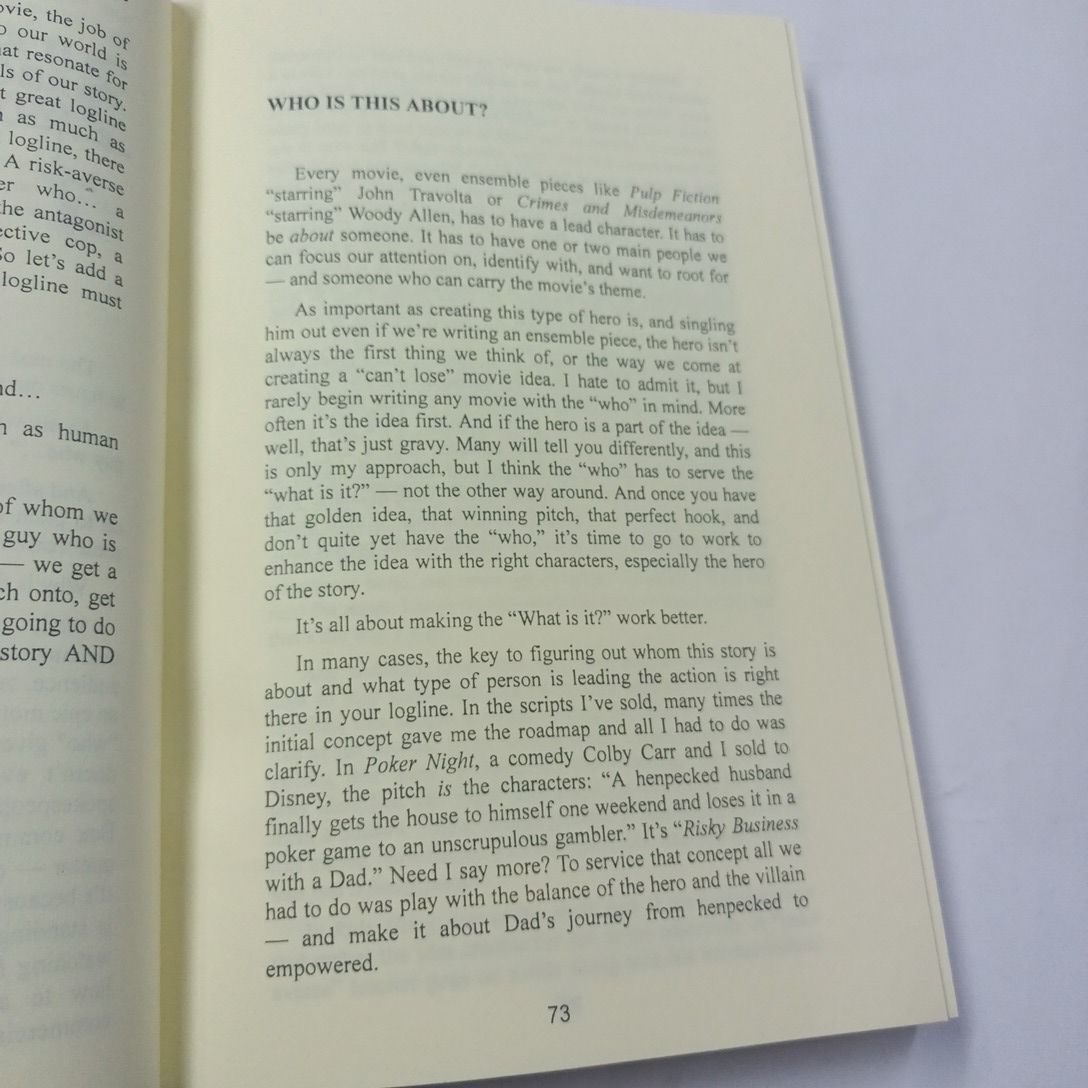 Save the Cat! The Last Book on Screenwriting You'll Ever Need

Book by Blake Snyder. 
