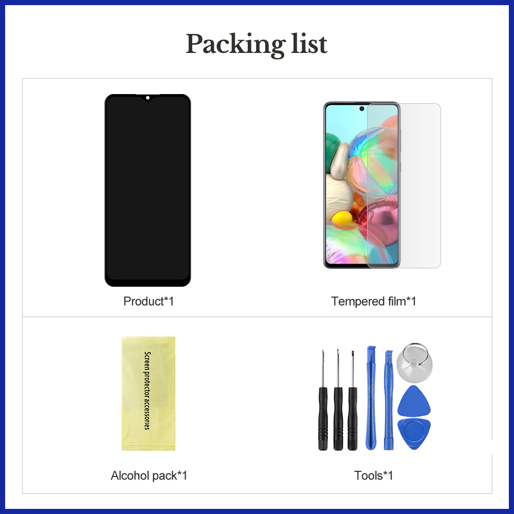 6.5'' For Samsung A03 LCD A035F A035FD SM-A035F/DS display Touch Screen Digitizer Assembly For Samsung A035 LCD. 