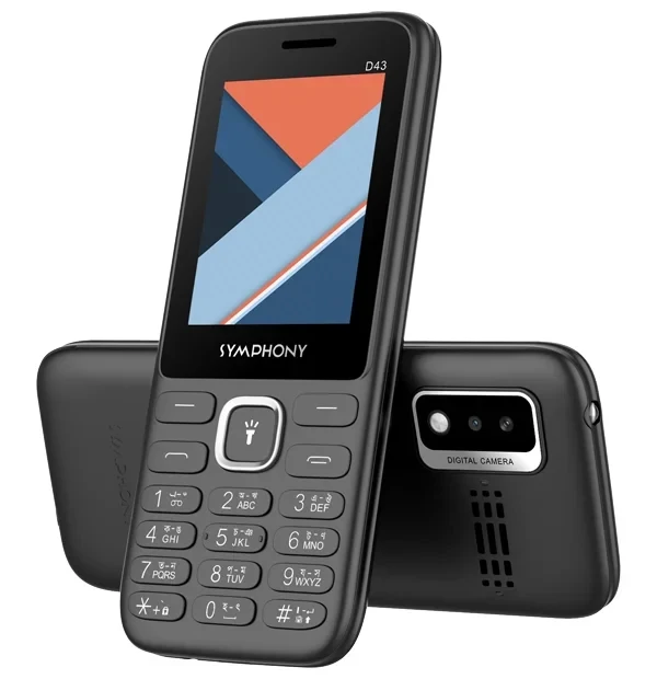 symphony D43 Dual SIM Feature Phone. 