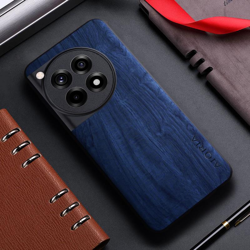 Case for OnePlus 12R 12 5G funda bamboo wood pattern back cover for oneplus 12 12r phone case capa. 