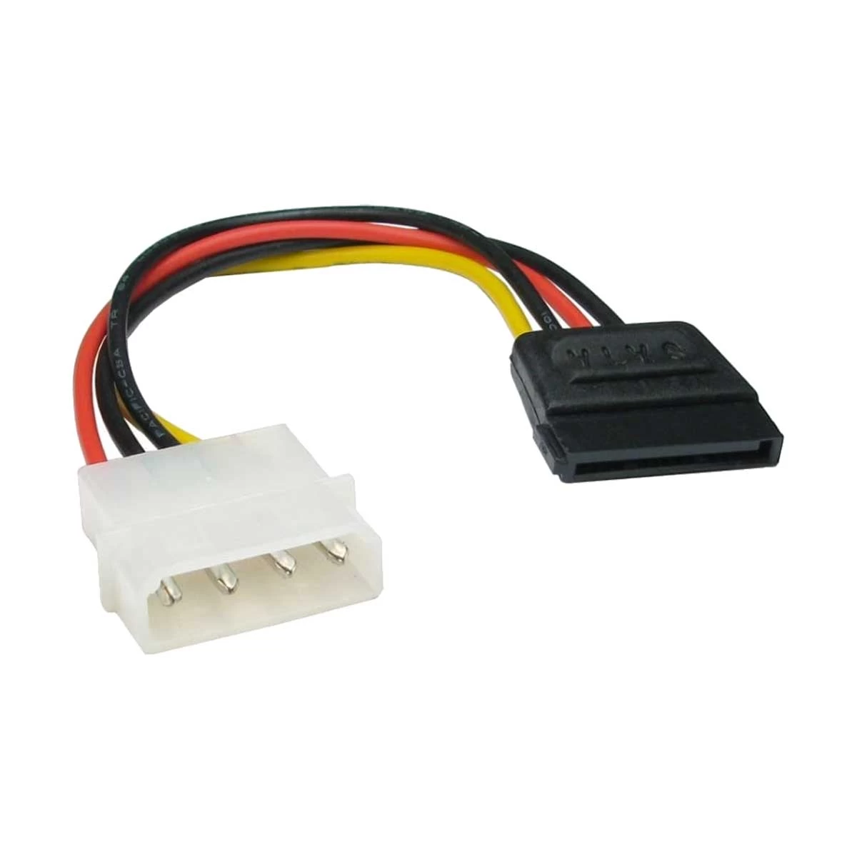 4 pin molex sata power cable for ssd or hdd extension