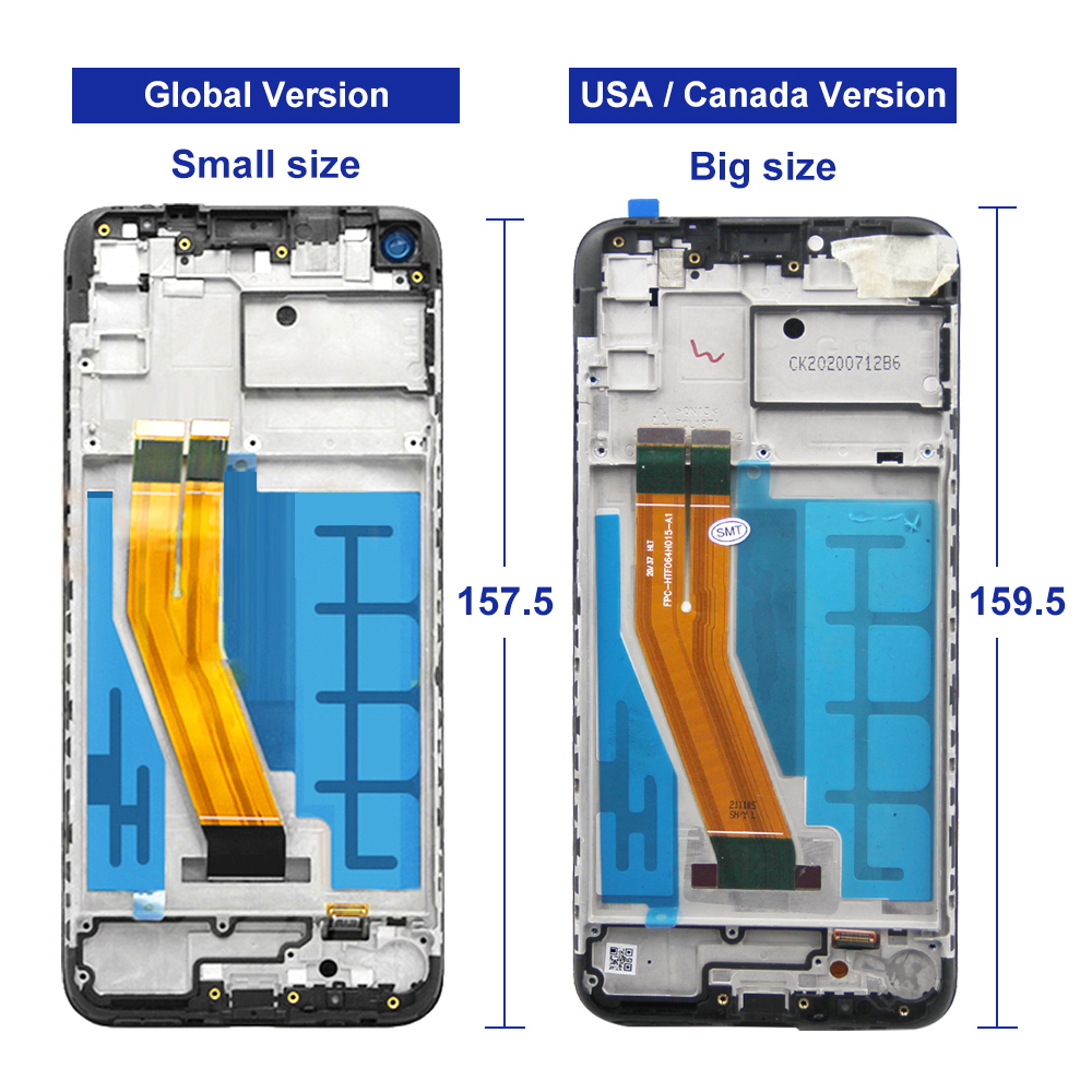 A11 For Samsung 6.4''For A115F A115M A115U A115A A115W S115DL LCD Display Touch Screen Digitizer Assembly Replacement. 