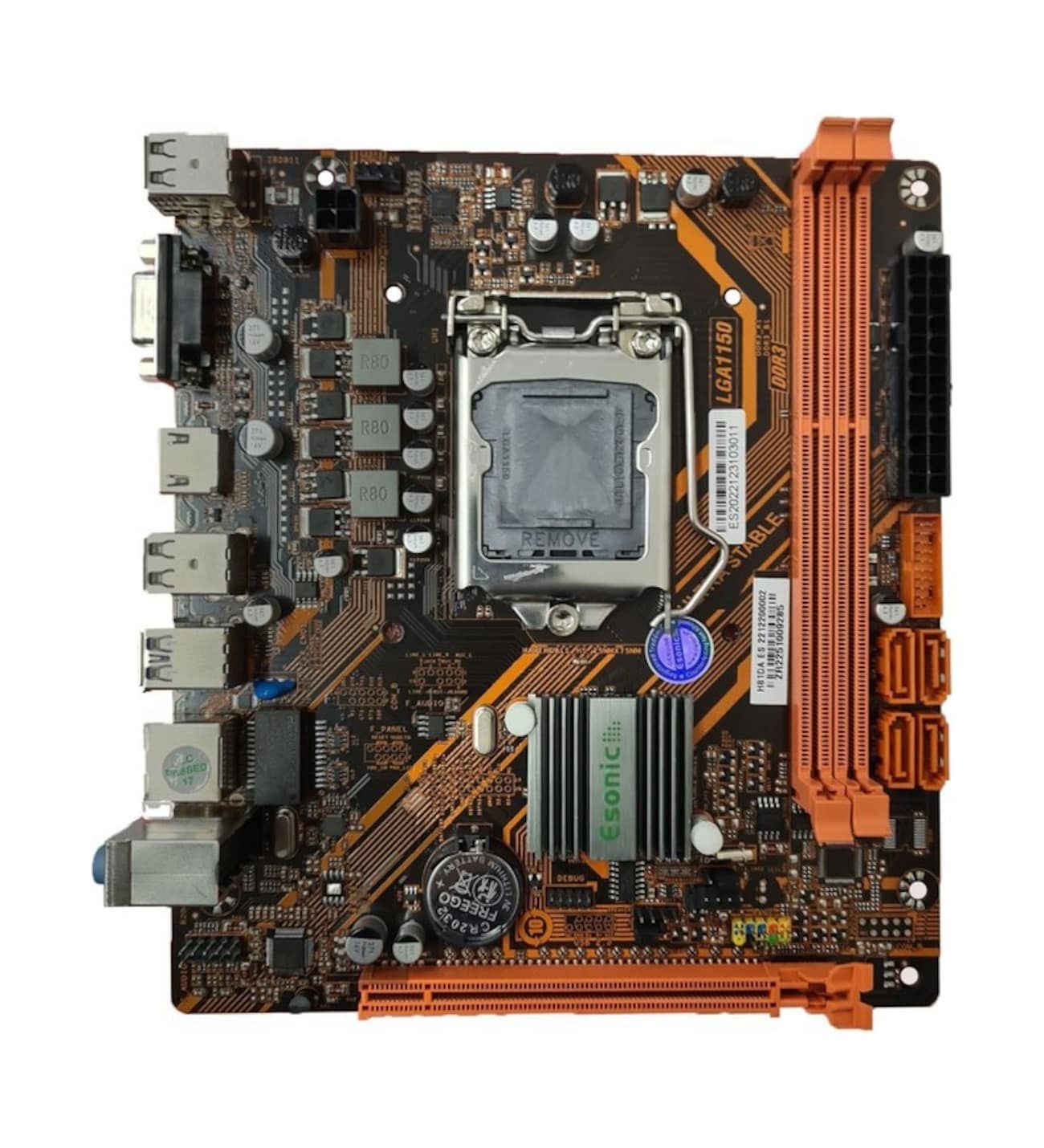 Esonic H110 6th /7th Genaration DDR4 Motherboard With HDMI, VGA port With 1 Year Replacement Warranty. 