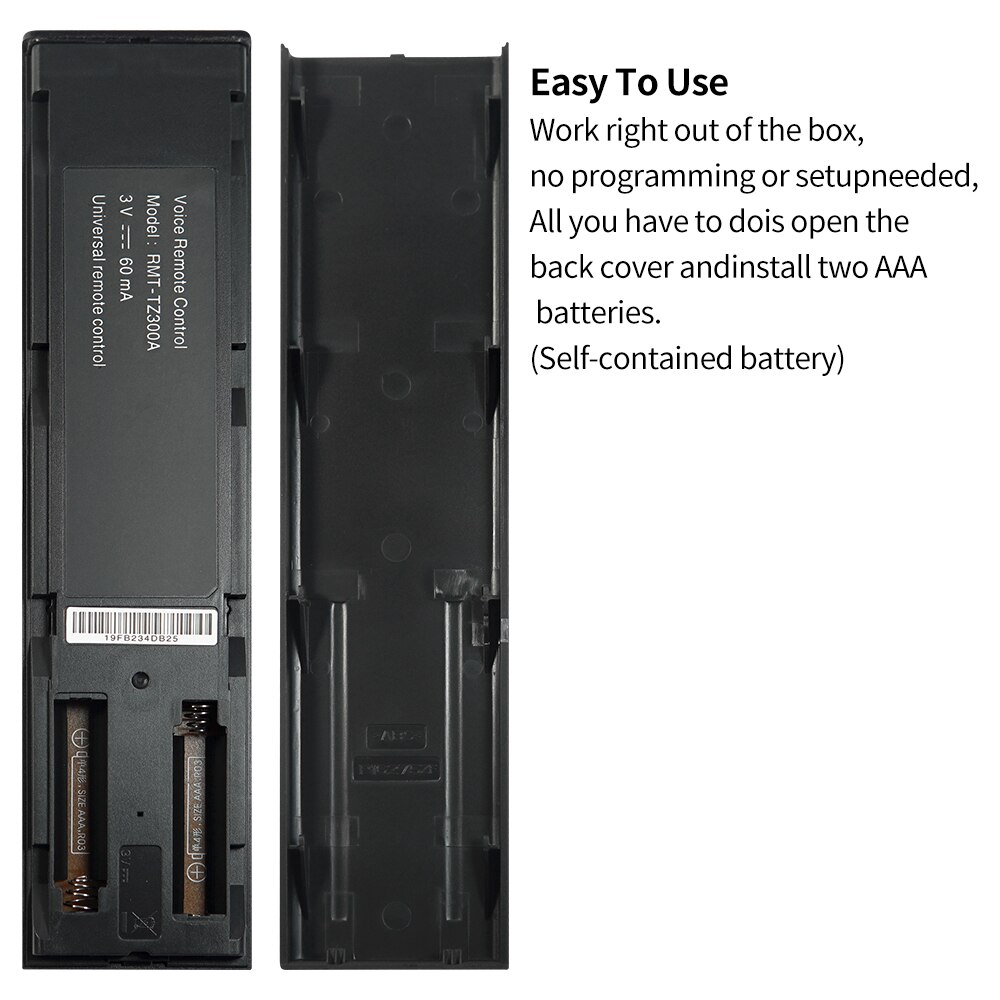 New RMT TZ300A Replacement Remote Control For SONY Smart Bravia TV RMFTX200P RMFTX200E RMFTX200U RMFTX200B RMFTX201U. 