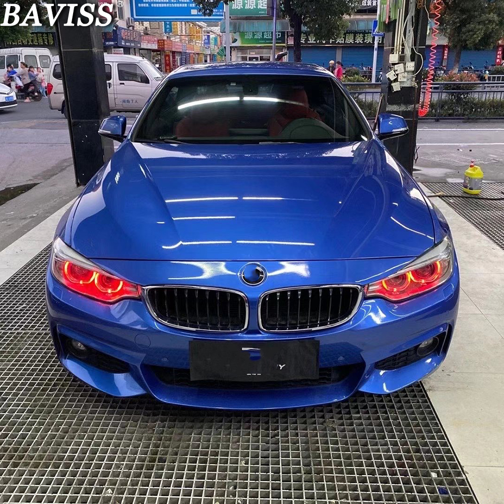 for BMW 4 Series 2014-2016 CSL Yellow DRL  Multicolor LED Boards F32 F33 F36 Daytime Running Lights Red RGBW Lemon Amber Blue