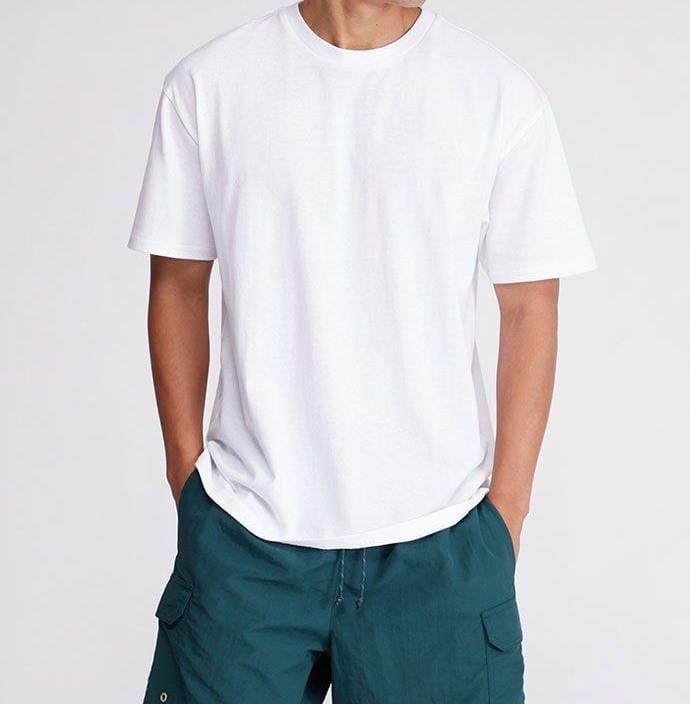Premium Quality White Half Sleeve Cotton T-Shirt for Men Comfortable to Wear in All Seasons and Occasions