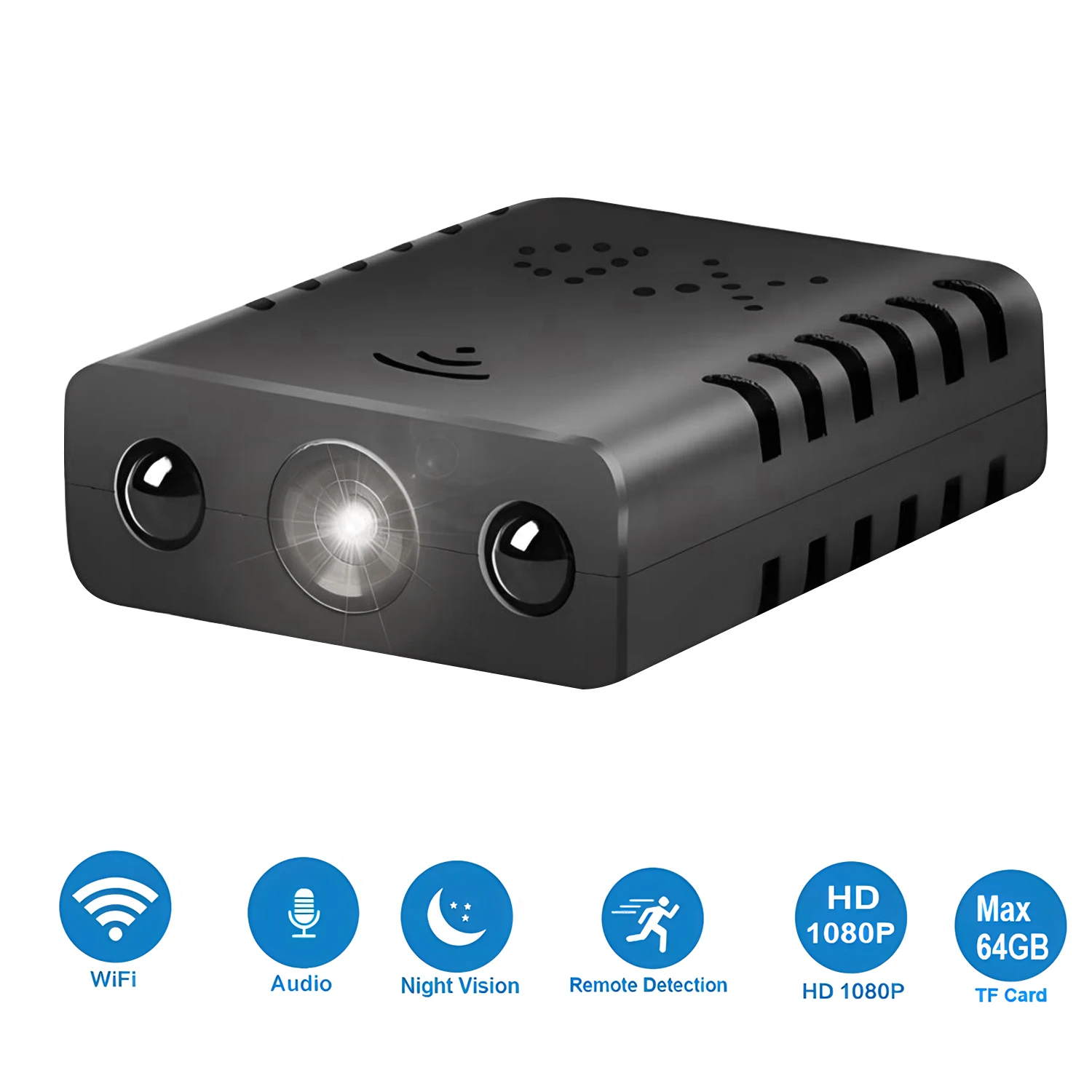 Full HD 1080P Mini IP Cam XD WiFi Night Vision Camera IR-CUT Motion Detection Security HD Video Recorder Support TF Card