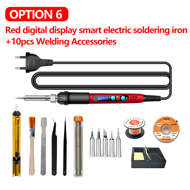 Electric Soldering Iron Kit RDDSPON 60W Adjustable Temperature Welding