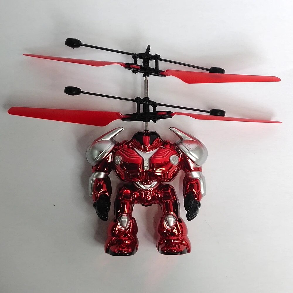 Intelligent Sensing Aircraft Mech Warrior Flying Robot Luminescent