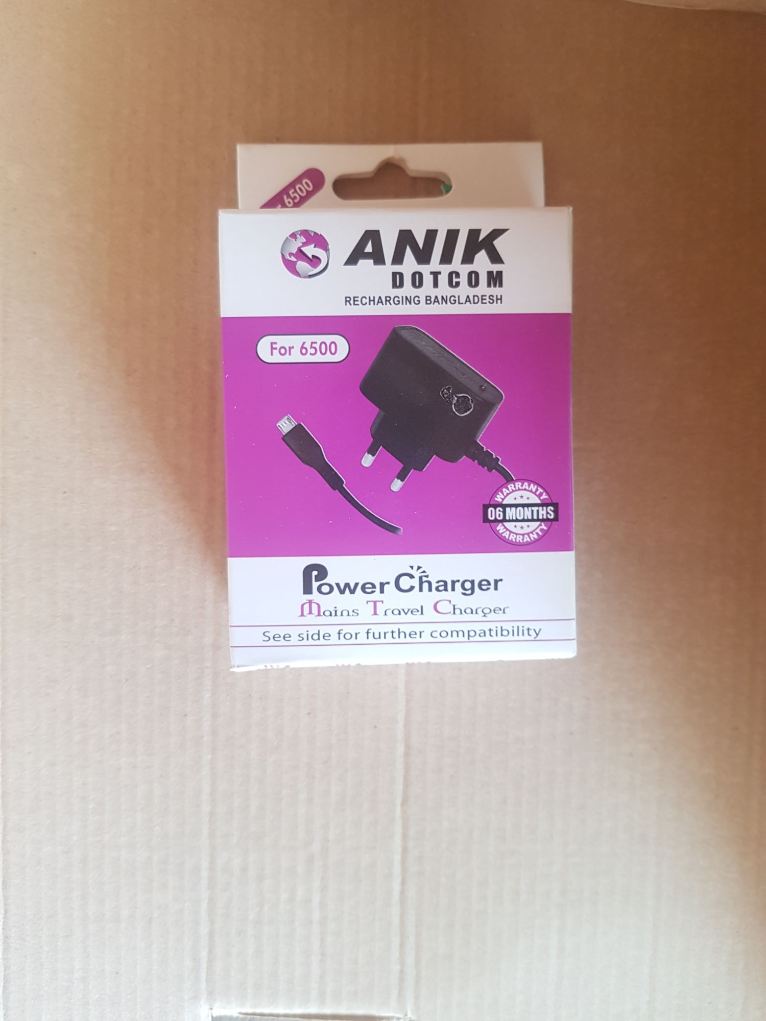 Anik Dotcom Charger For 6500. 