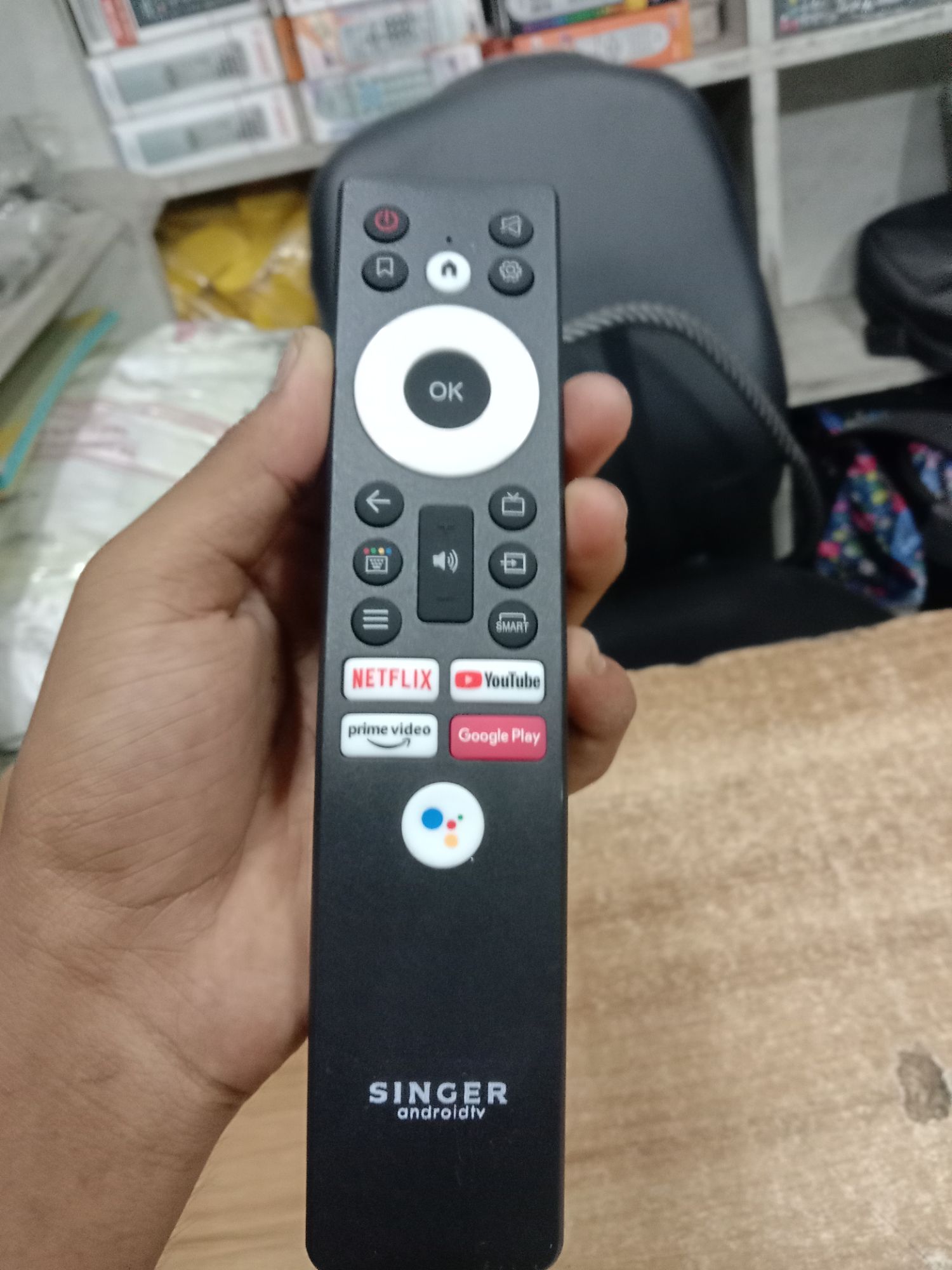 Singer Android Voice Remote Control