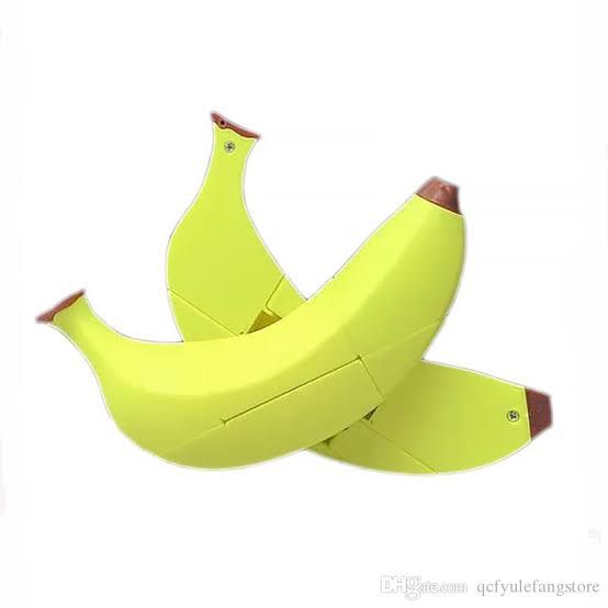New FanXin Banana Fruit Cube Banana Magic Cube Speed Puzzle Cube Toys Gift. 