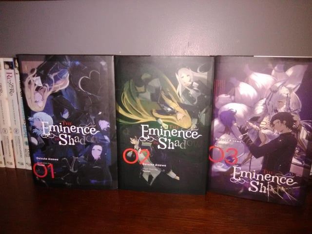 The Eminence in Shadow (1,2,3)  Light Novel volume 1,2,3 Combo