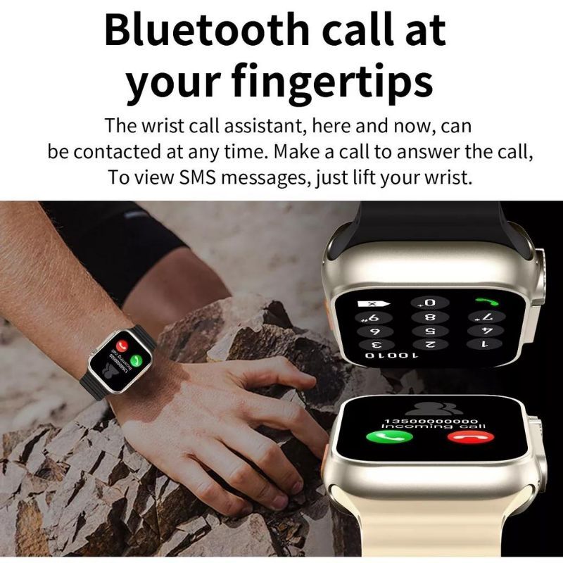 Z66 Ultra SmartWatch Series 8 NFC Wireless Charger Smart Watch Touch. 