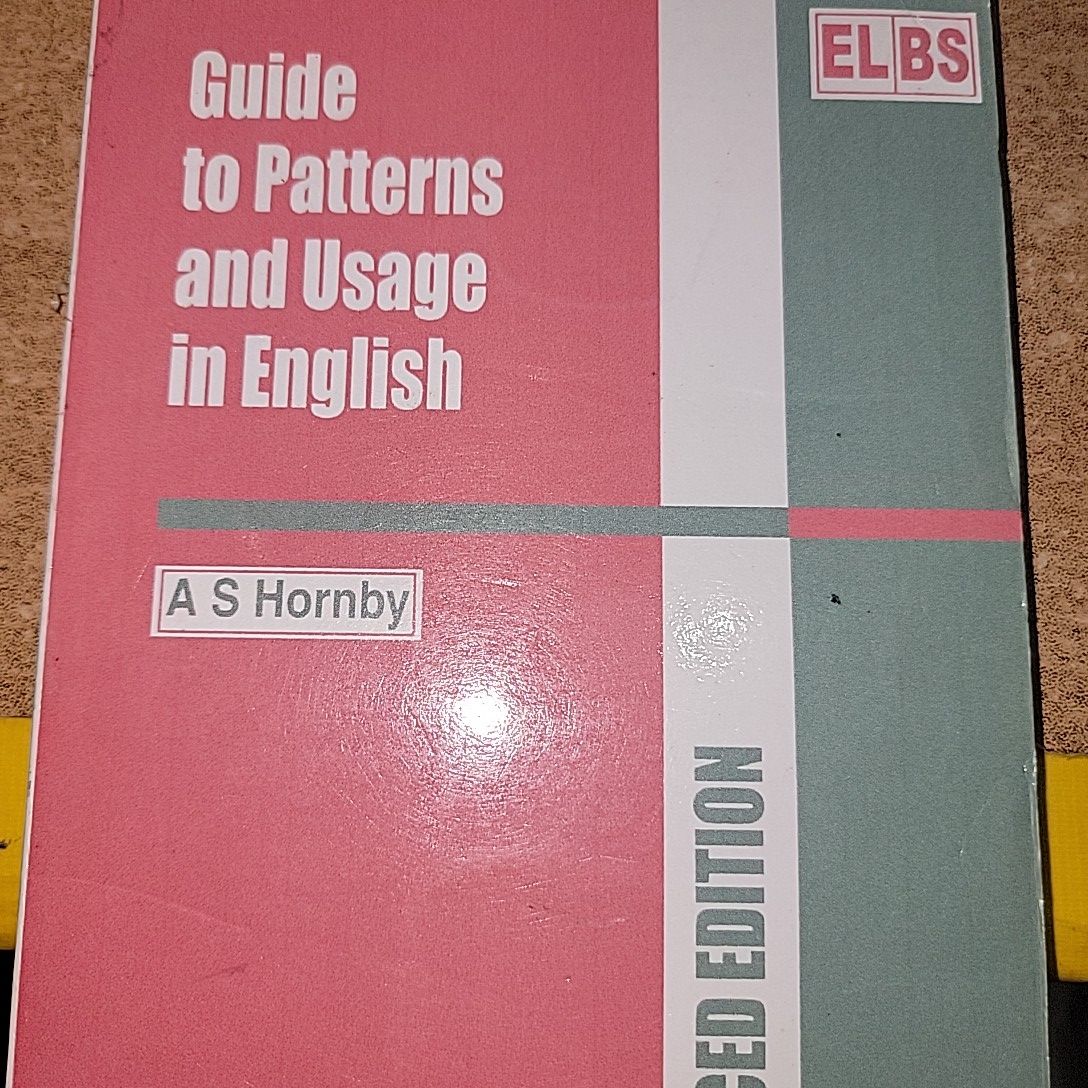 Guide to Patterns And Usage in English By A.S. Hornby