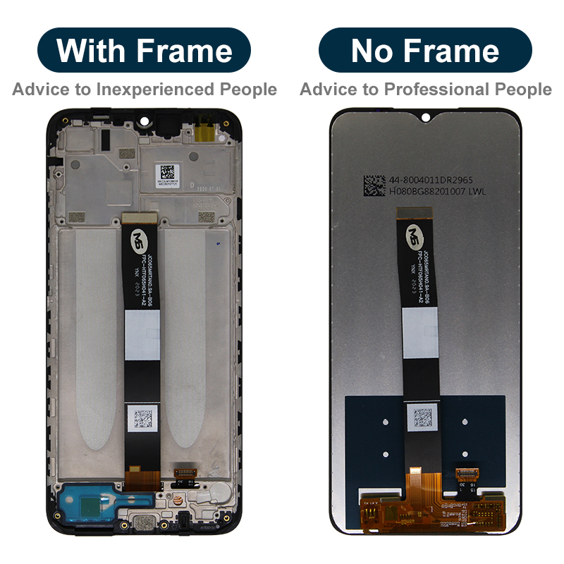 6.53'' For Xiaomi Redmi 9A Display LCD Touch Screen Digitizer For Redmi 9C LCD Replacement Parts With Frame. 