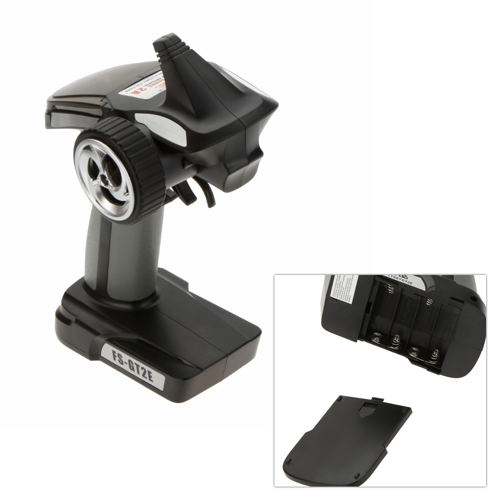 Flysky FS-GT2E AFHDS 2A 2.4ghz 2CH Radio System for RC Car Boat with FS-A3 Receiver. 