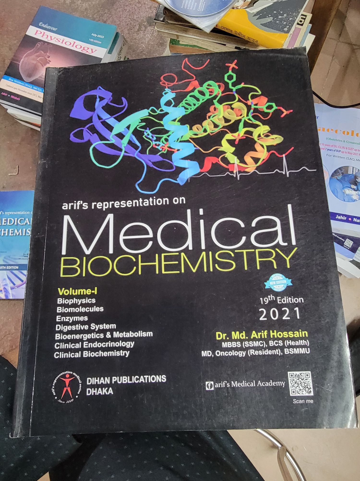 arif's representation on Medical BIOCHEMISTRY 19th Edition V-1,2
