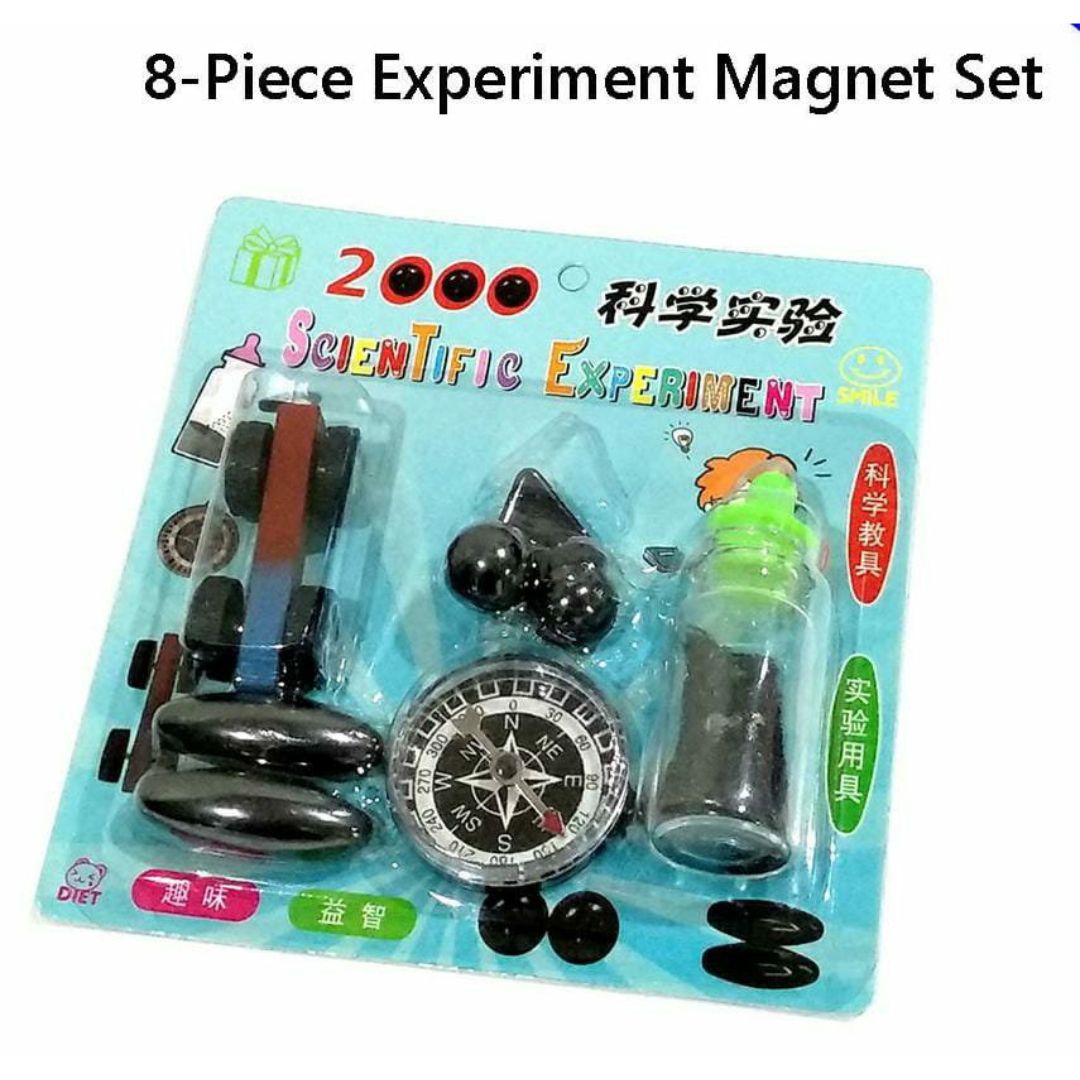 Science Magnets Mini Kit 8 PCS Science Experiment Magnets KIT for Education Science Experiment ...