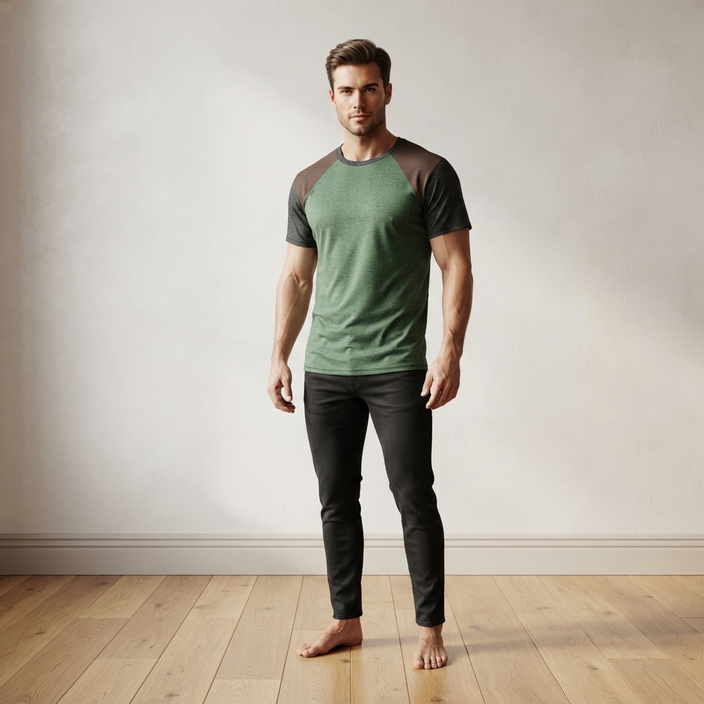 HashBack Printed Crew Neck T Shirt For Men - Round Neck VI
