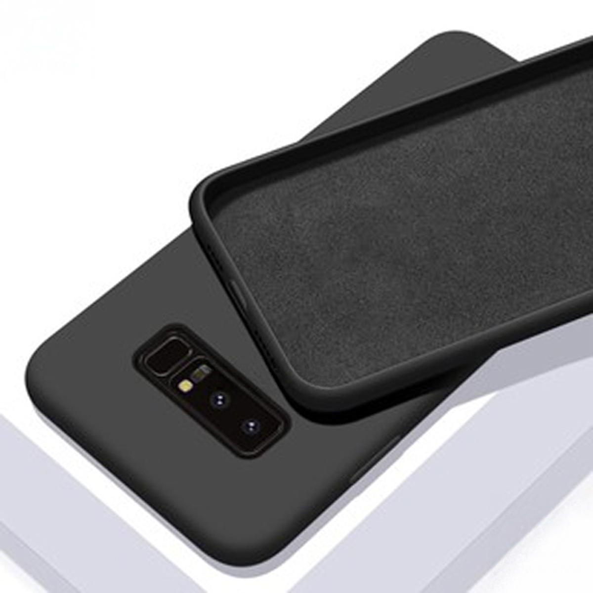 Soft Liquid Silicone Case for Samsung Galaxy Note 8 Shockproof Macaron Color Back Cover. 