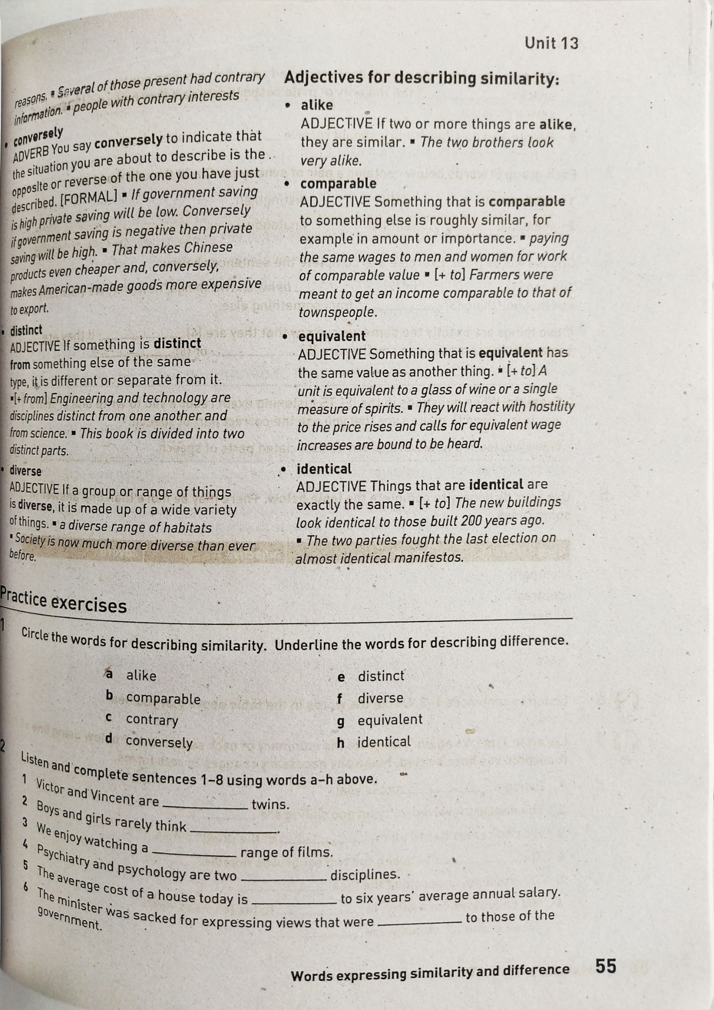 VOCABULARY FOR IELTS BY COLLINS. 