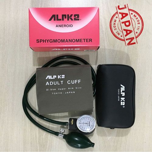 Japan Made ALPK2 Aneroid Sphygmomanometer With Stethoscope (Manual BP) 5 Years Brand warranty by TRONZZ.com. 