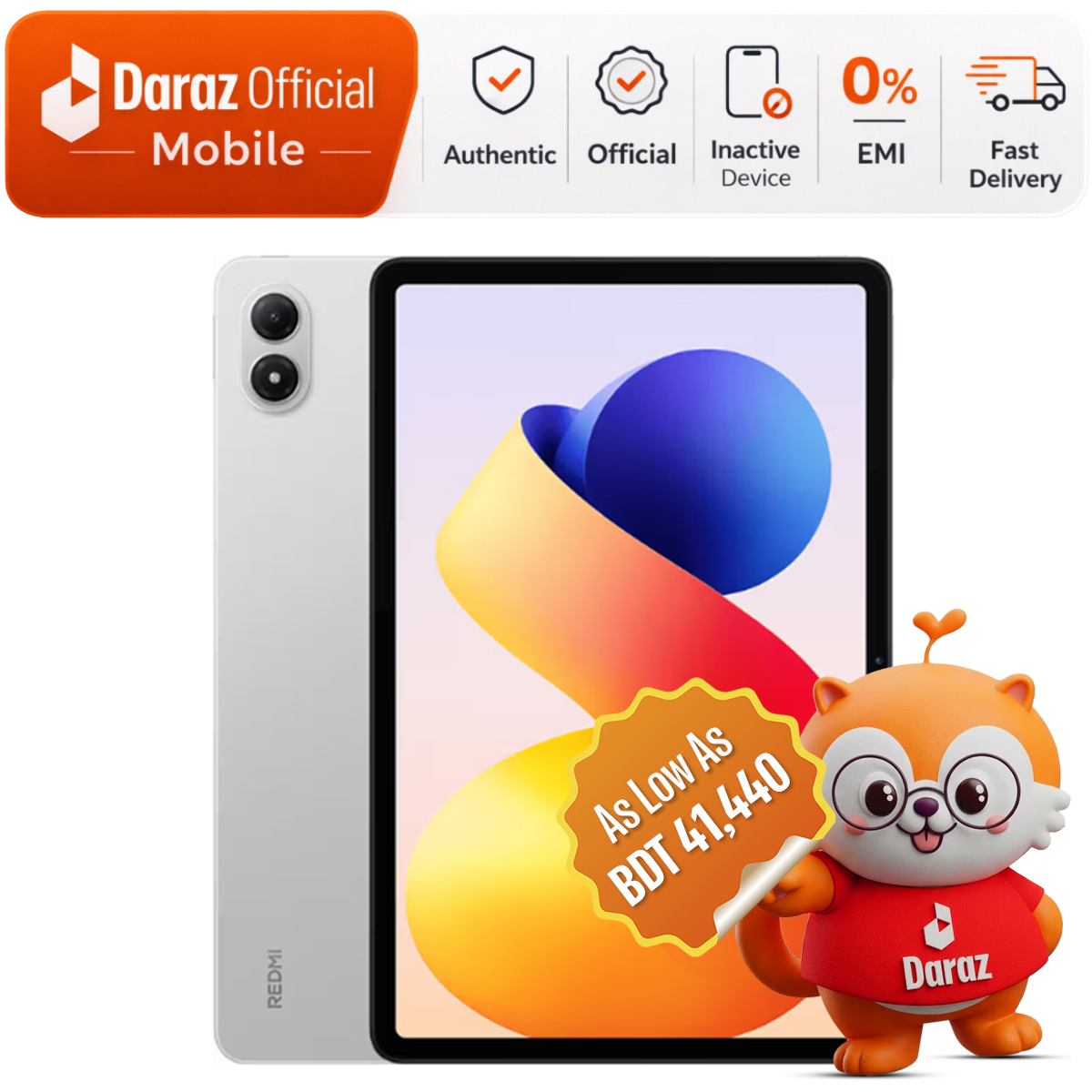 Xiaomi Redmi PAD 2 Pro 5G (8+256) | Official + Free Xiaomi Smart Watch