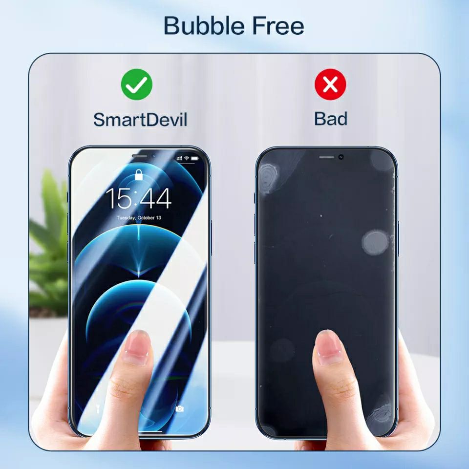 Dust Net Tempered Glass For iPhone 11 / iPhone XR No Black Border Screen Protector. 