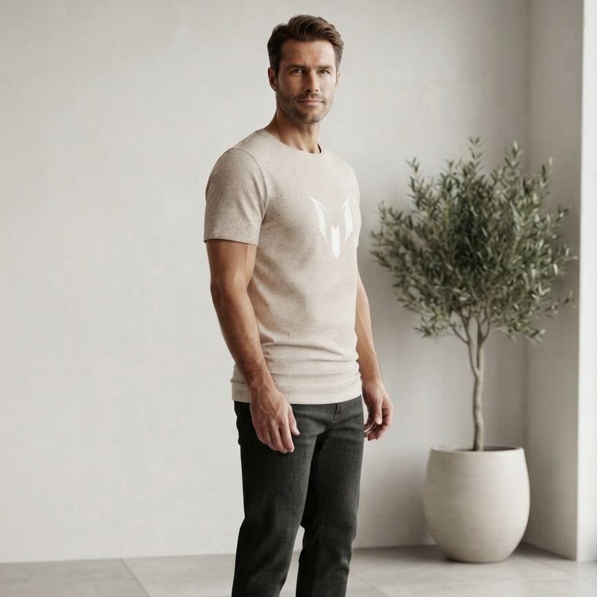 HashBack basic Oversized premium Tshirt For Men Messi Printed