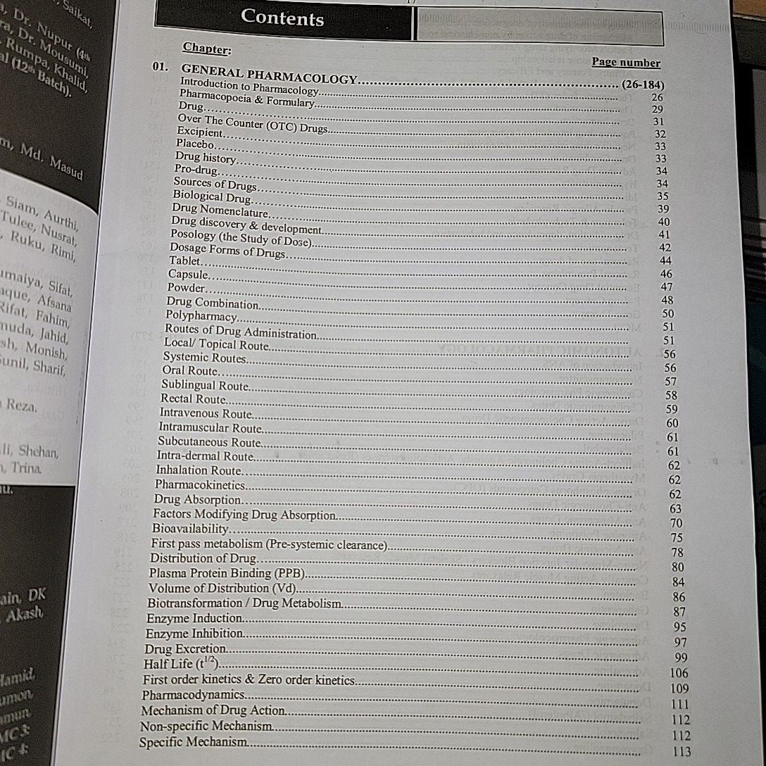 Arif Representation on Pharmacology And Therapeutics (Part:01). 