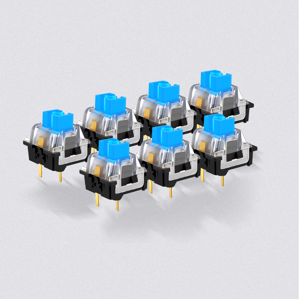 REDRAGON SMD RGB MX switch 3Pin Clicky Linear Tactile silent red blue Black Brown Purple Switche For Backlit Mechanical keyboard. 