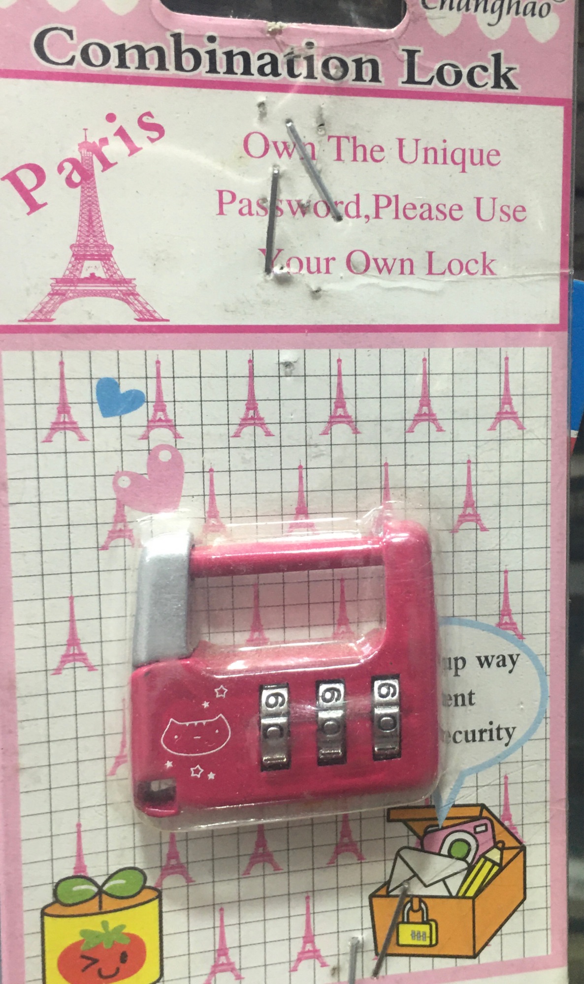 LOCK FOR BAG AND DOOR