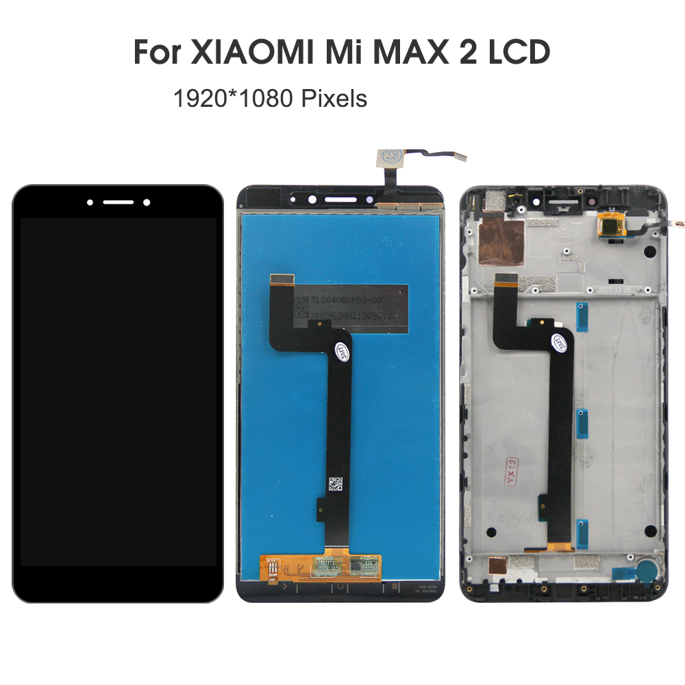For Xiaomi Mi Max 2 6.44''For Mi Max2 MDE40 MDI40 LCD Display Touch Screen Digitizer Assembly Replacement. 