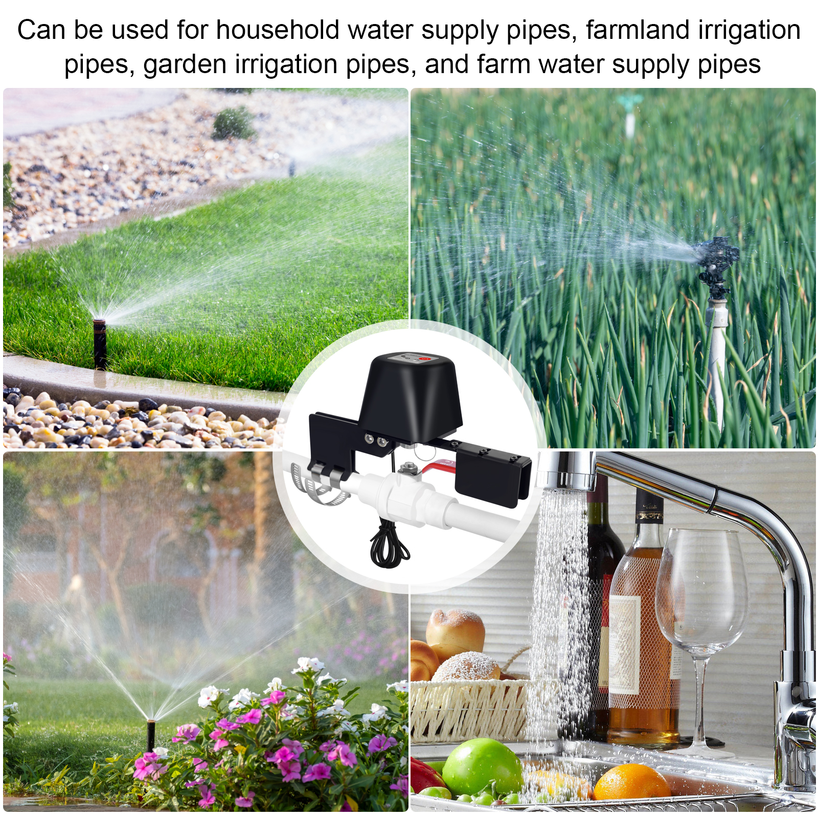 Tuya WiFi Zigbee Automatic Gas Water Heater Valve Controller Smart Home Remote Control Manipulator Work With Alexa Google Home. 